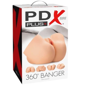 PDX PLUS - MASTURBATEUR ANAL ET VAGIN RÃALISTE 360 BANGER
